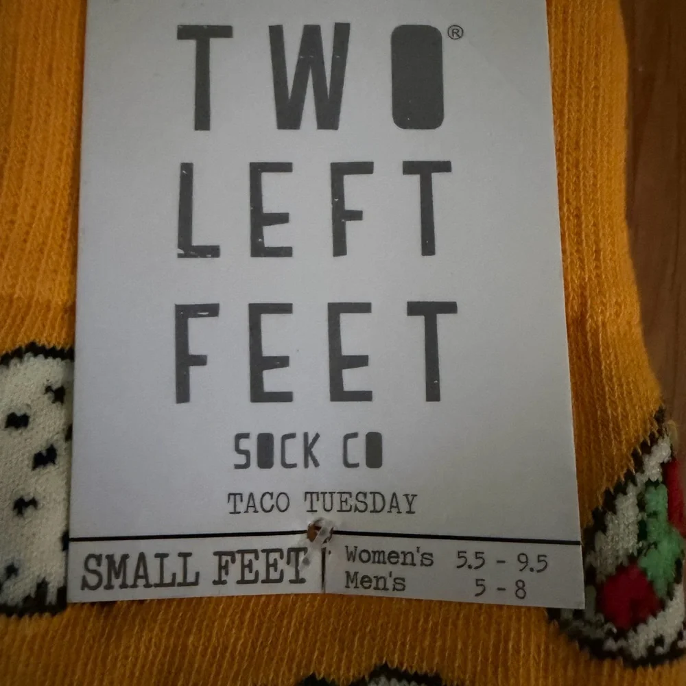 Taco Tuesday Yellow Socks